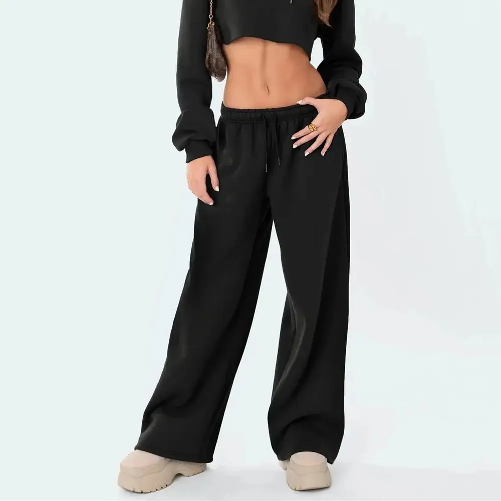 Elastic Waist Baggy Sweatpants