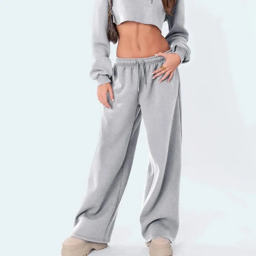 Elastic Waist Baggy Sweatpants