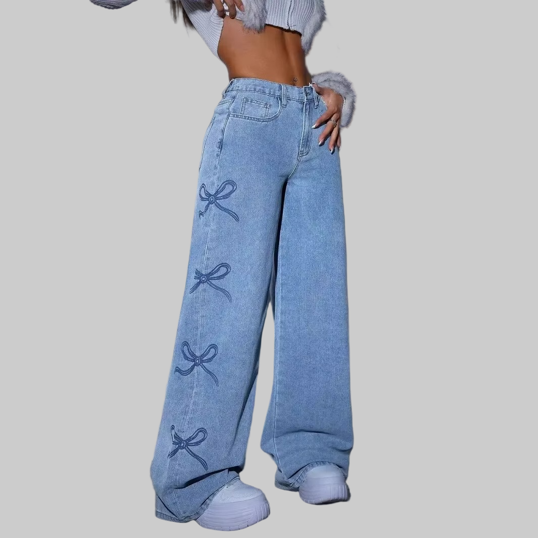 High Waist Wide Leg Jeans
