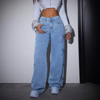 High Waist Wide Leg Jeans